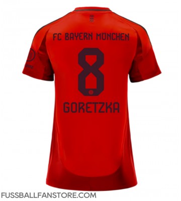 Bayern Munich Leon Goretzka #8 Replik Heimtrikot Damen 2024-25 Kurzarm